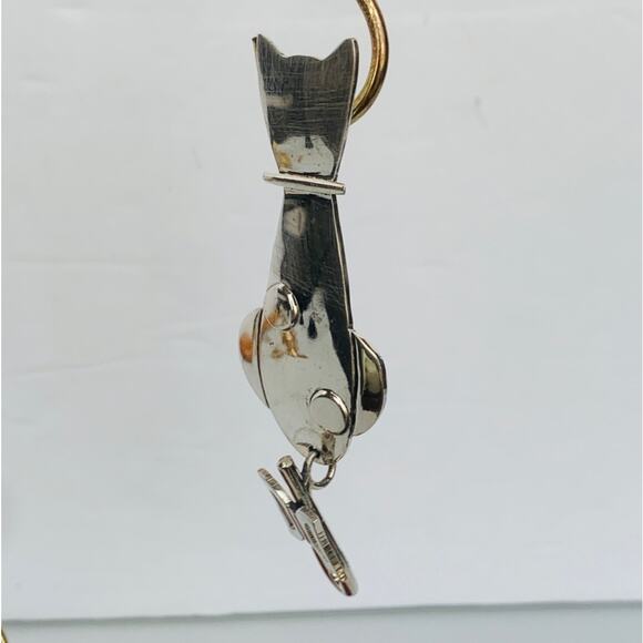 Vintage 925 Cat Brooch - Picture 5 of 11
